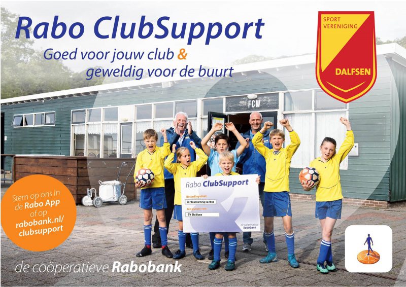 SV Dalfsen doet mee aan Rabo ClubSupport